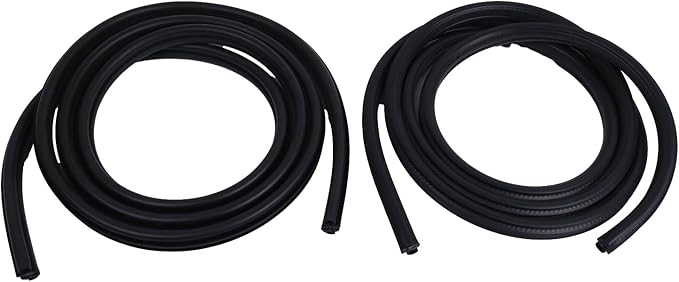 Front Door Rubber Weatherstrip Seal Pair AM-3821763176 1AWSK00407 Compatible with 1994-2001 Dodge Ram 1500 1994-2002 Dodge Ram 2500 Ram 3500