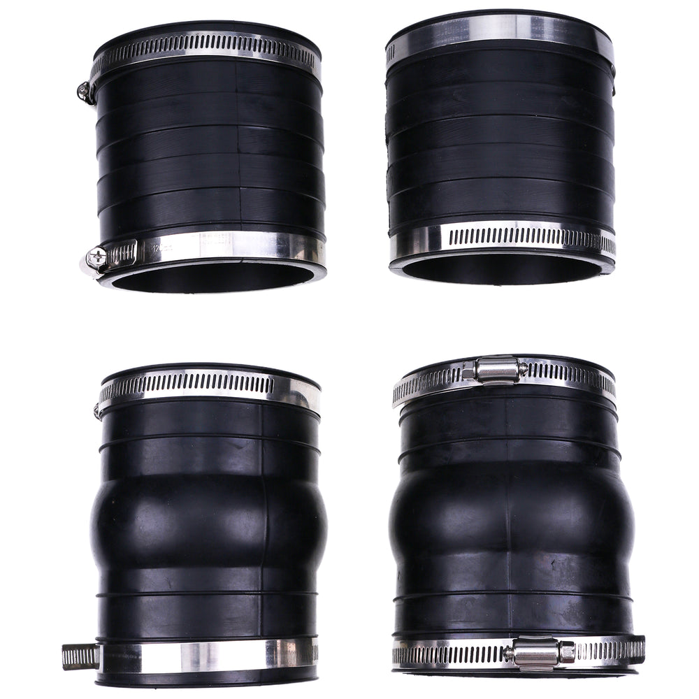 2X Hose Bellows for Volvo Penta OMC 4.3 5.0 5.7 V6 V8 Upper Lower Rubber Coupler