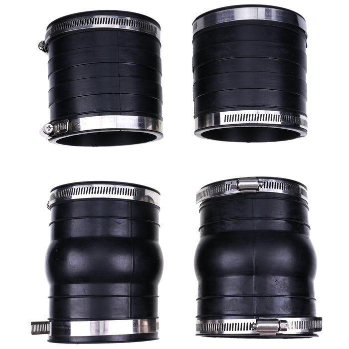 2X Hose Bellows for Volvo Penta OMC 4.3 5.0 5.7 V6 V8 Upper Lower Rubber Coupler