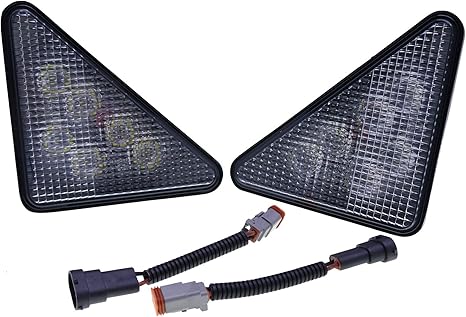 LED Headlight Kit 7259523 7259524 Compatible with Bobcat Loader 751 753 763 773 863 864 873 883 963 A220 A300 S130 S150 S160 S175 S185 S205 S220 S250 S300 S330 T140 T180 T190 T200 T250