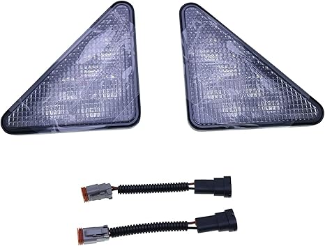 LED Headlight Kit 7259523 7259524 Compatible with Bobcat Loader 751 753 763 773 863 864 873 883 963 A220 A300 S130 S150 S160 S175 S185 S205 S220 S250 S300 S330 T140 T180 T190 T200 T250