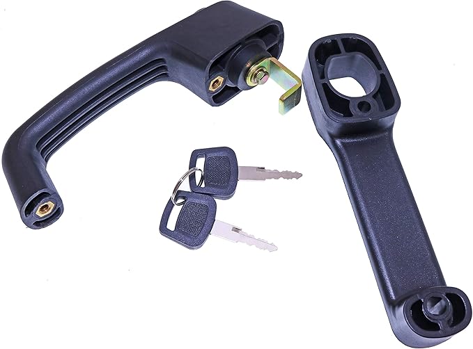 Front Door Latch Handle w/Bezel 7109662 for Bobcat 751 753 763 773 863 864 873 883 963 S100 S130 S150 S160 S175 S185 S205 S220 S250 S300 S330 T110 T140 T180 T190 T200 T250 T300 T320 A220