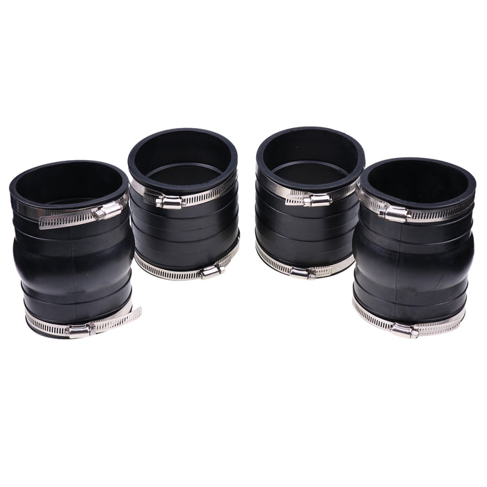 2X Hose Bellows for Volvo Penta OMC 4.3 5.0 5.7 V6 V8 Upper Lower Rubber Coupler
