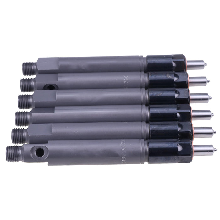 6Pcs Fuel Injector VOE8112303 VOE479443 for Volvo Engine TD102 TD103E Loader L150