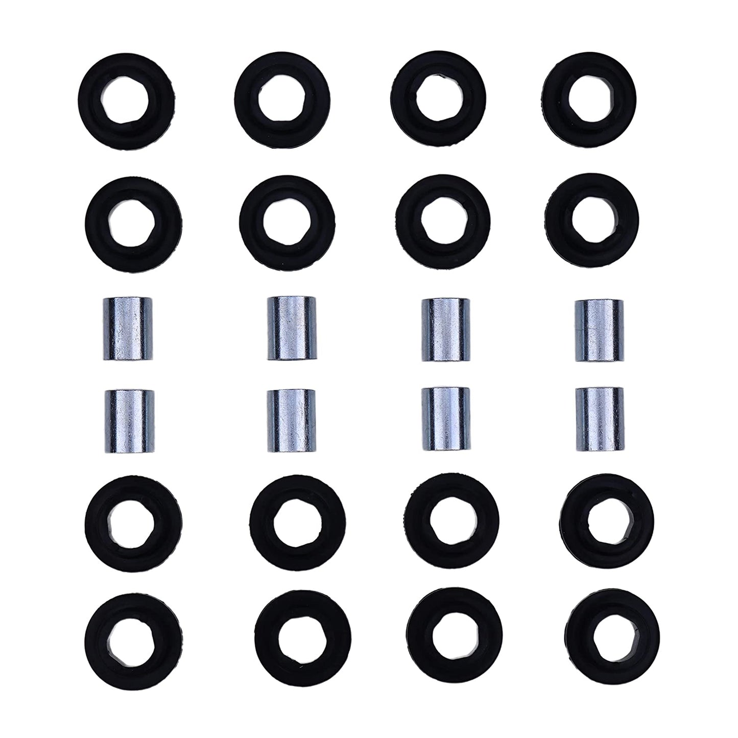 8PCS Shock Bushing Kit for Arctic Cat Front & Rear Lower 700 650 500 454 4X4 2X4