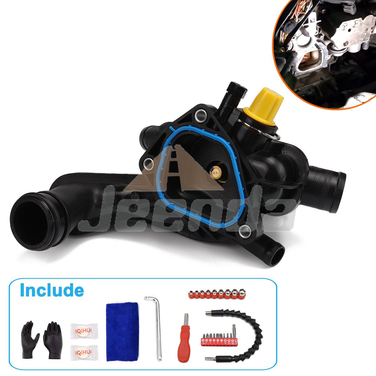 Free Shipping Thermostat Assembly 11537534521 1336.Z6 for 2007-2013 Mini Cooper