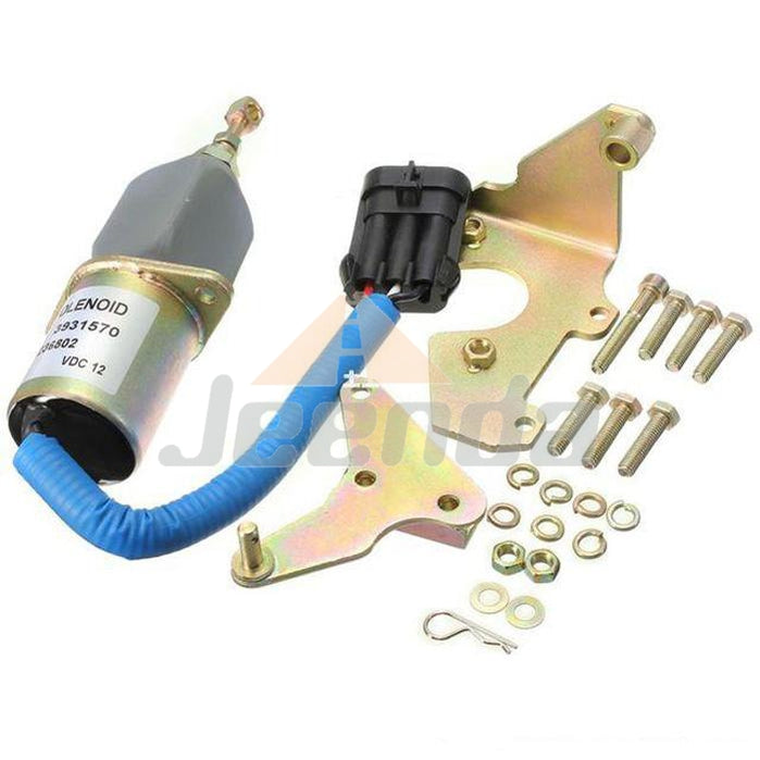 Free Shipping Stop Solenoid with Kits 3931570 3923201 3800723 for Cummins Truck Dodge 6 Cylinders 5.9L 1994-1998 SA-4981-12 12V