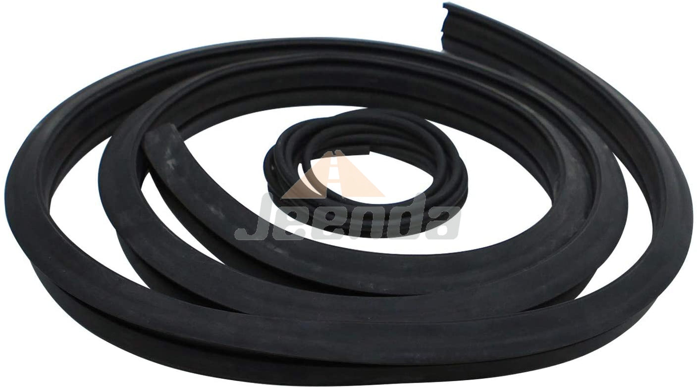 JEENDA Front Door Glass Seal Cord 6665568 compatible with Bobcat Skid Steers T110 T140 T180 T190 T200 T250 T300 T320 S220 S250 S300 S330 A220 A300 751 753 763 773 863 864 873 883 963