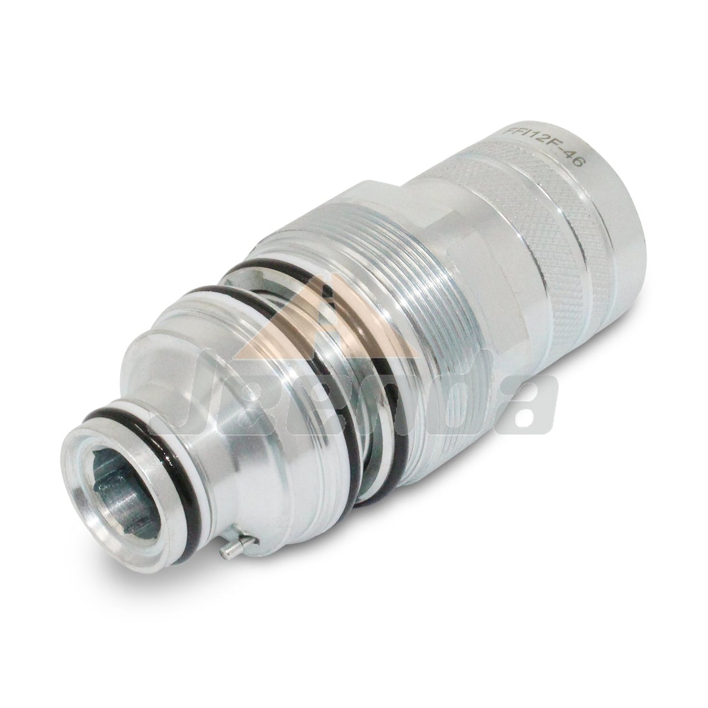 Jeenda 46MM Hydraulic Female Flat Face Quick Coupler for Kubota SVL75 SVL75-2 SVL75-2C SVL75C SVL90 SVL90-2 SVL90-2C SVL90C 6680018