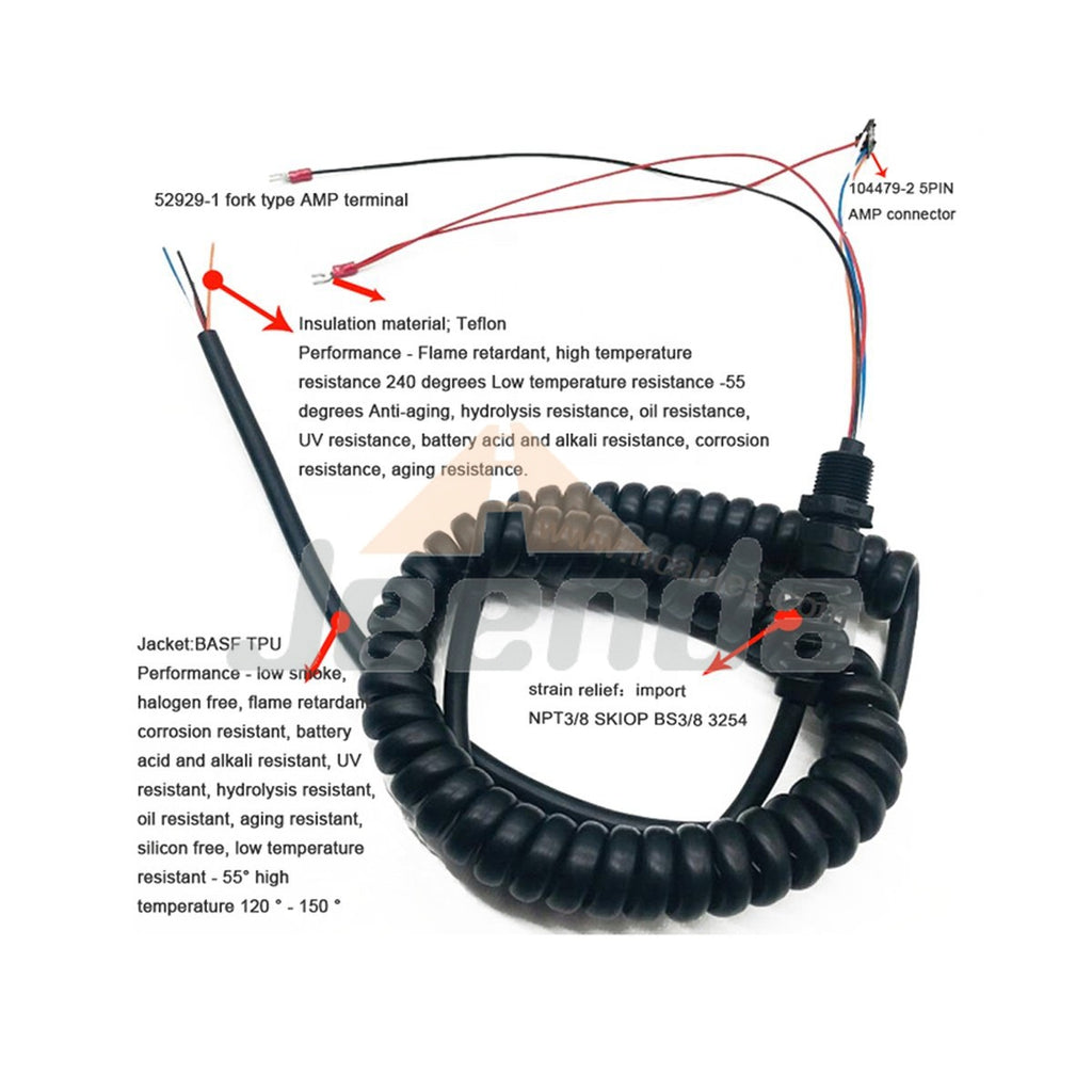 Free Shipping Control Box Gen 5 Coil Cord 144065 144065GT for Genie Lift  Genie GR-12 GR-15 GR-20 GRC-12 GS-1530 GS-2646 GS-2032 GS-3232 GS-2632