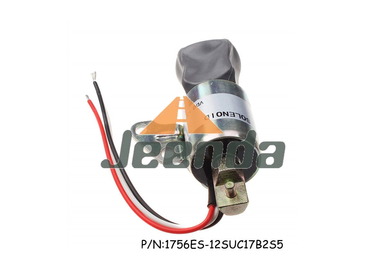 Stop Solenoid SA-4893 1756ES-12SUC17B2S5 12V with 3 Wiresfor for Woodward 1700 Serie 12V