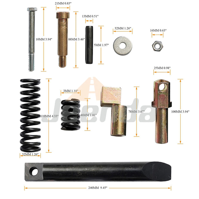 JEENDA Left and Right Hand Lever Kit 6724776 6724775 for Bobcat 751 753 763 773 7753 863 873 S130 S220 S250 S300 A220 A300 S100 S130 S150 S160 T110 630 631 632 641 642 643 645 653