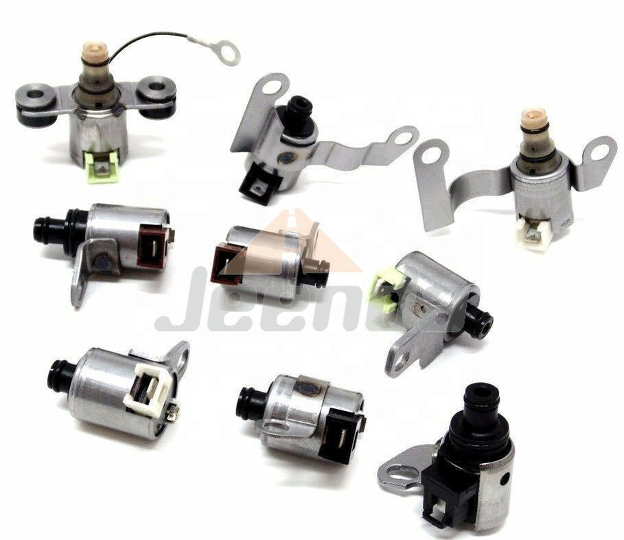 Free Shipping Transmission Solenoid Set 9 Piece Kit JF506E 09A O9A 09B N88 N89 N90 N91 N92 N93 N281 N282 N283 for Golf 04-05 1.9J etta 99-05 1.8L, 1.9L 2.8L