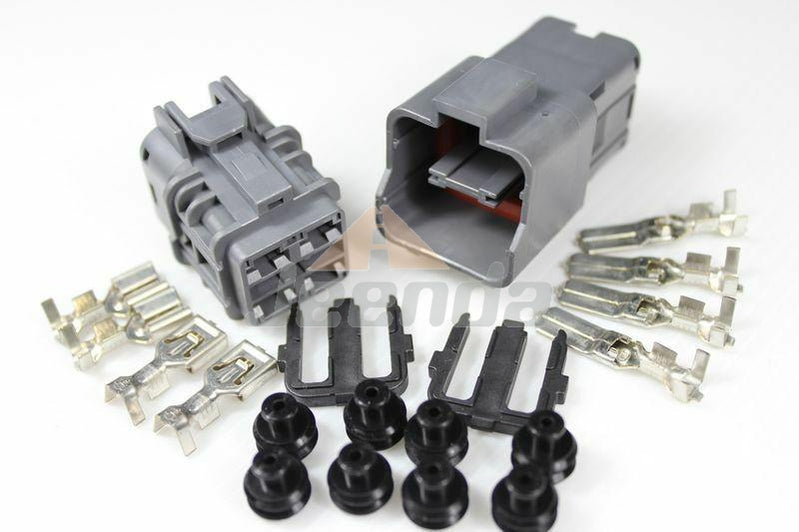 Free Shipping 4 Pins High Power Pgo Gmax Regulator Rectifier Connectors 1 Kit 14 Awg