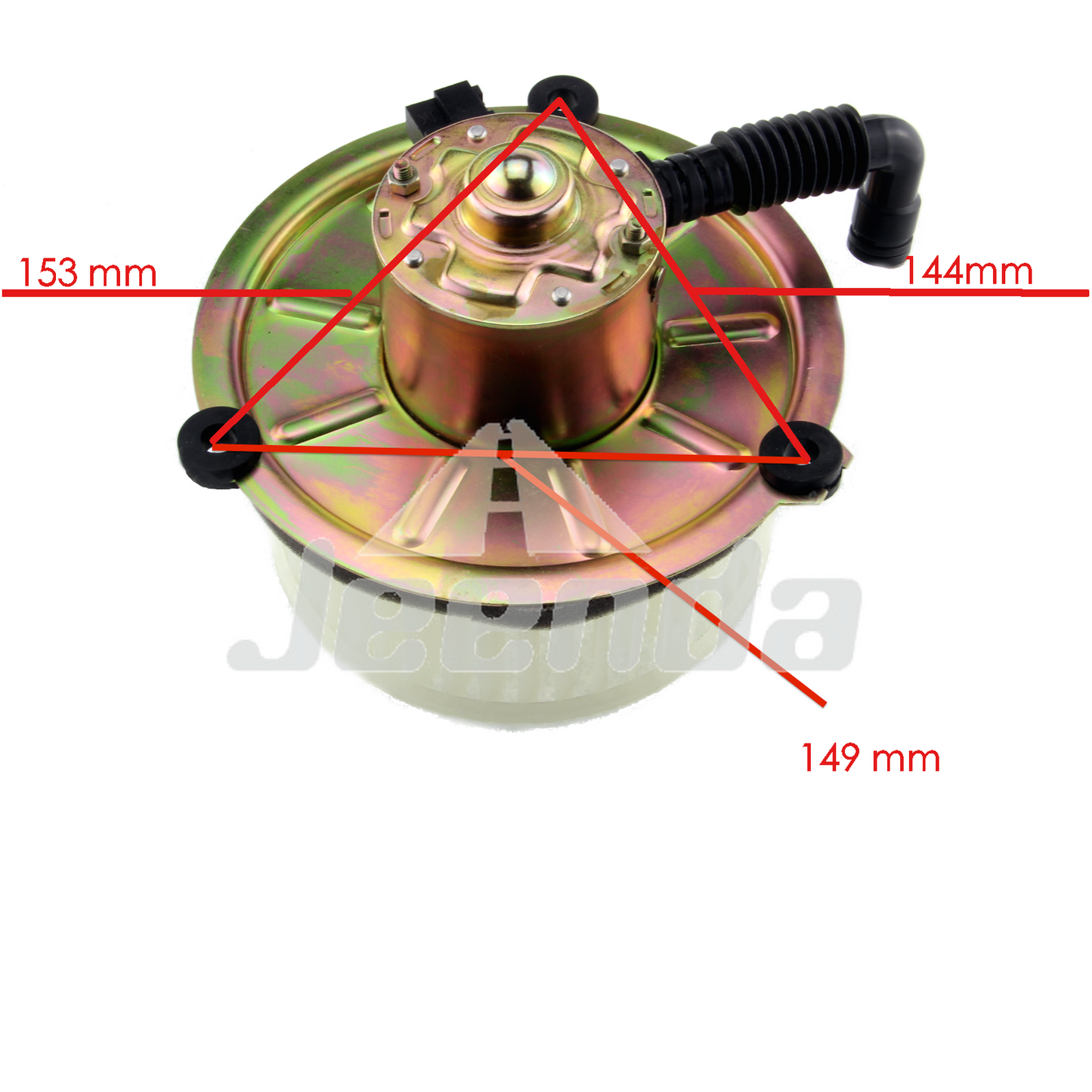 JEENDA Blower Motor 4391755 AT181035 AT161192NLA AT218146 24V for John Deere 160-450 230LC 230LCR 270LC 330LC 330LCR 200LC