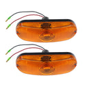 2Pcs Amber Turn Singal Lamp for Case 580K 580L 580M 580N 580SL 590L 590SL 590SM