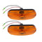 2Pcs Amber Turn Singal Lamp for Case 580K 580L 580M 580N 580SL 590L 590SL 590SM