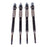 4X Glow Plug 8-98290-755-0 8-97379-296-0 for Isuzu 5.2L 4HK1 Turbo Diesel 08-16