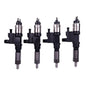 4Pcs Fuel Injector 8-97602485-2 095000-534 for Denso Isuzu 4HK1 6HK1 Engine