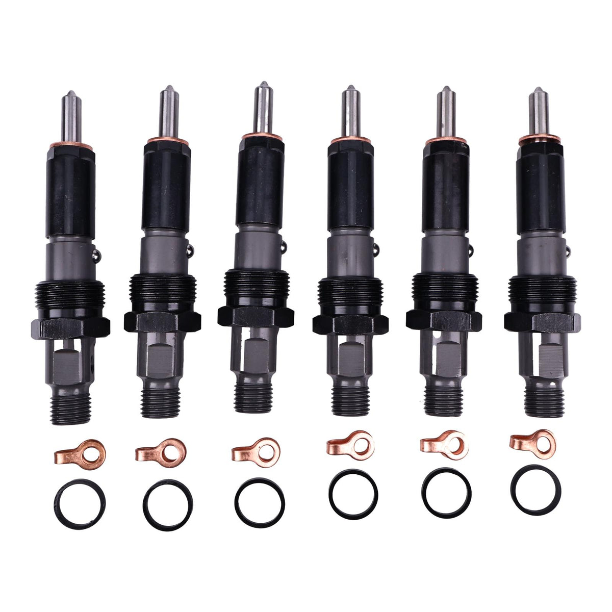 6X Fuel Injector 3802365 3802677 for Cummins 6BT 5.9L QSB ISB Engine ...