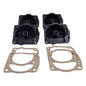 4X Carburetor Float Chamber Carb Bowls 433000 for Johnson 90-175hp 60o