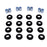 8PCS Shock Bushing Kit for Arctic Cat Front & Rear Lower 700 650 500 454 4X4 2X4