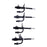 4X Pencil Nozzle Injector 33706 974F9K546DB 974F9E527DB for Ford Transit 2.5TDI