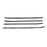 4Pcs Window Sweeps Felts Kit KG2018A KG2017A for 70-81 Camaro Firebird Trans Am Decor Trim
