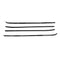 4Pcs Window Sweeps Felts Kit KG2018A KG2017A for 70-81 Camaro Firebird Trans Am Decor Trim