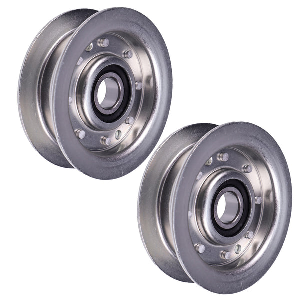 2Pcs Deck Idler Pulley for John Deere D120 D125 D130 D140 D160 L100 L110 L120 L130