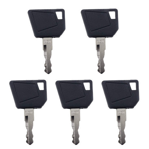 5Pcs Ignition Keys 701 45501 For JCB 3CX Bomag Dynapac Terex Vibromax