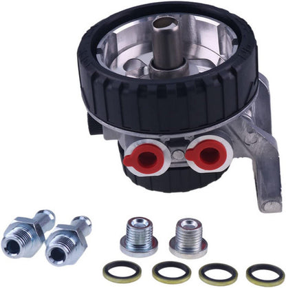 Filter Head RE70357 RE500160 RE500161 RE70358 for John Deere 110 120 1200 1400 160LC 2254 270LC