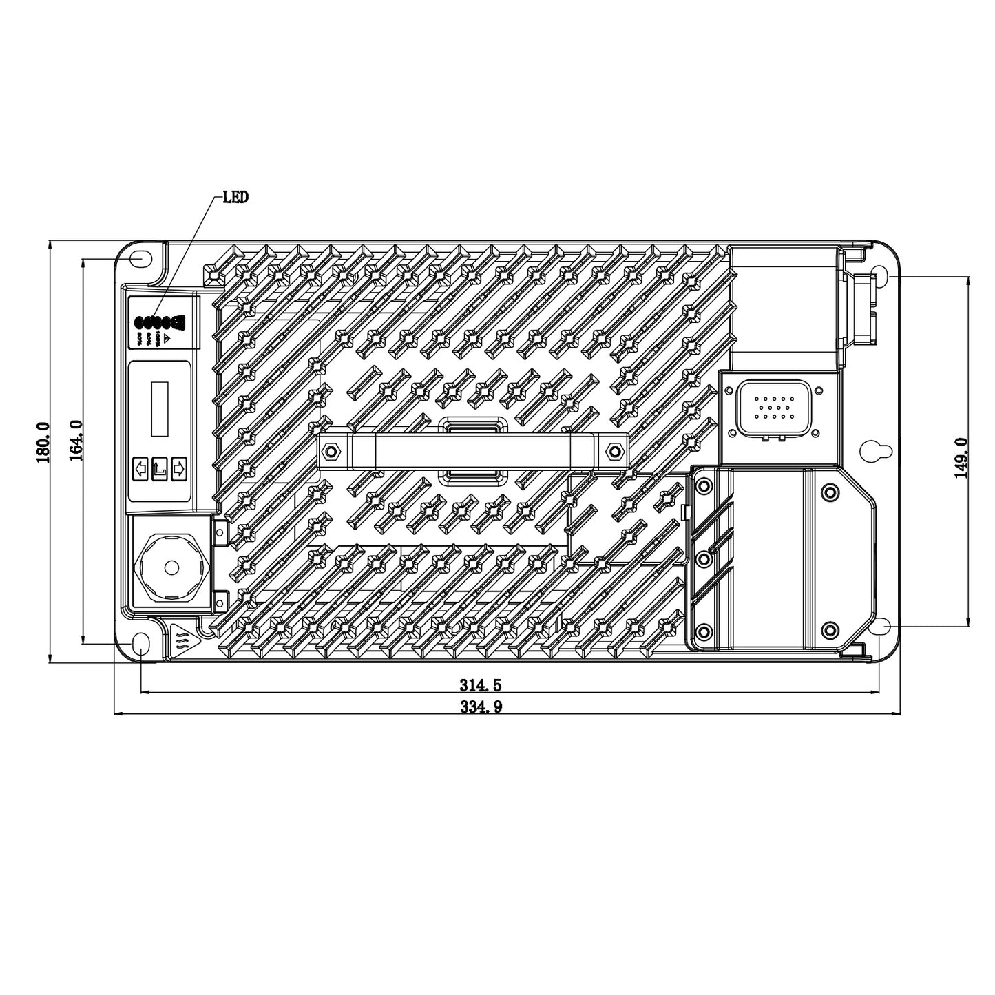 Battery Charger 24V 27.1 amps 650W 1272232 1264372GT 1264272 for Geine Delta-Q 940-0033