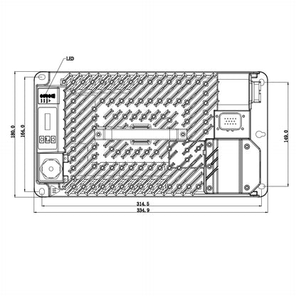 Battery Charger 24V 27.1 amps 650W 1272232 1264372GT 1264272 for Geine Delta-Q 940-0033