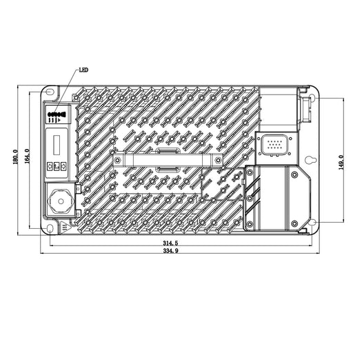 Battery Charger 24V 27.1 amps 650W 1272232 1264372GT 1264272 for Geine Delta-Q 940-0033