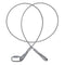 2Pcs Cables 125542 Replacement for Cables with EZ Spring Clips