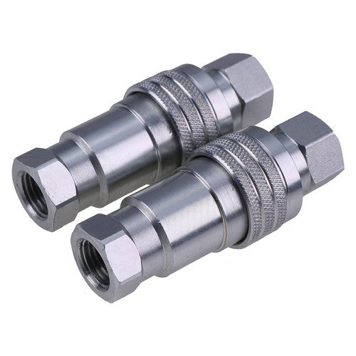 2X Snow Plow Cylinder Rams Hoses Couplers for Meyer E-47 05810 1.5"x10"