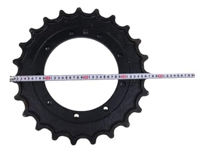Drive Sprocket PX51D01001P1 Compatible with Case CX31B CX36B Kobelco SK30SR-5 Excavator Replaces 72281136 72281899 72281900 23 Tooth, 10 Holes