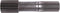 Sun Gear Shaft T229250 T292966 Compatible with John Deere Tractor Loader 210L EP 210L Backhoe Loader 310J 310K 310K EP 310L 310L EP 310SJ Engine 4045HT054 4045HL287 4045DT060