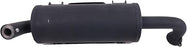 Black Exhaust System Manifold Muffler Silencer Assembly 1263595 1263311 1262446 Compatible with 2015-2023 Polaris Ranger 500 570 CREW EPS