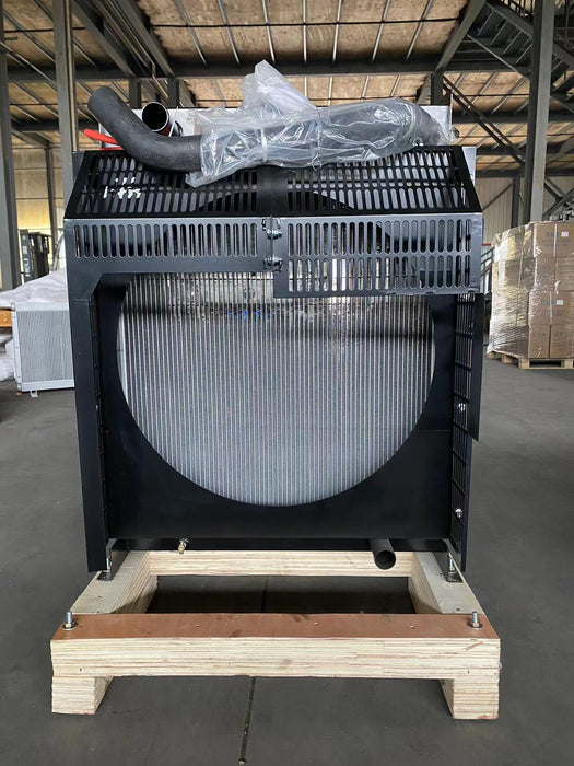 Water Cooler Radiator Compatible with Cummins Engine 6CTA8.3-G2, Left Pipe