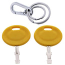2X Ignition Keys 625-05000 925-2054A for Lawn Mower MTD Cub Cadet Troy Bilt