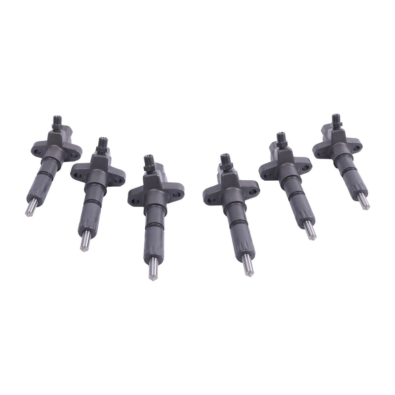 6Pcs Fuel Injector 105101-6672 1051016672 1153002892 for Isuzu 6SD1 Hitachi EX300-2 EX300-3