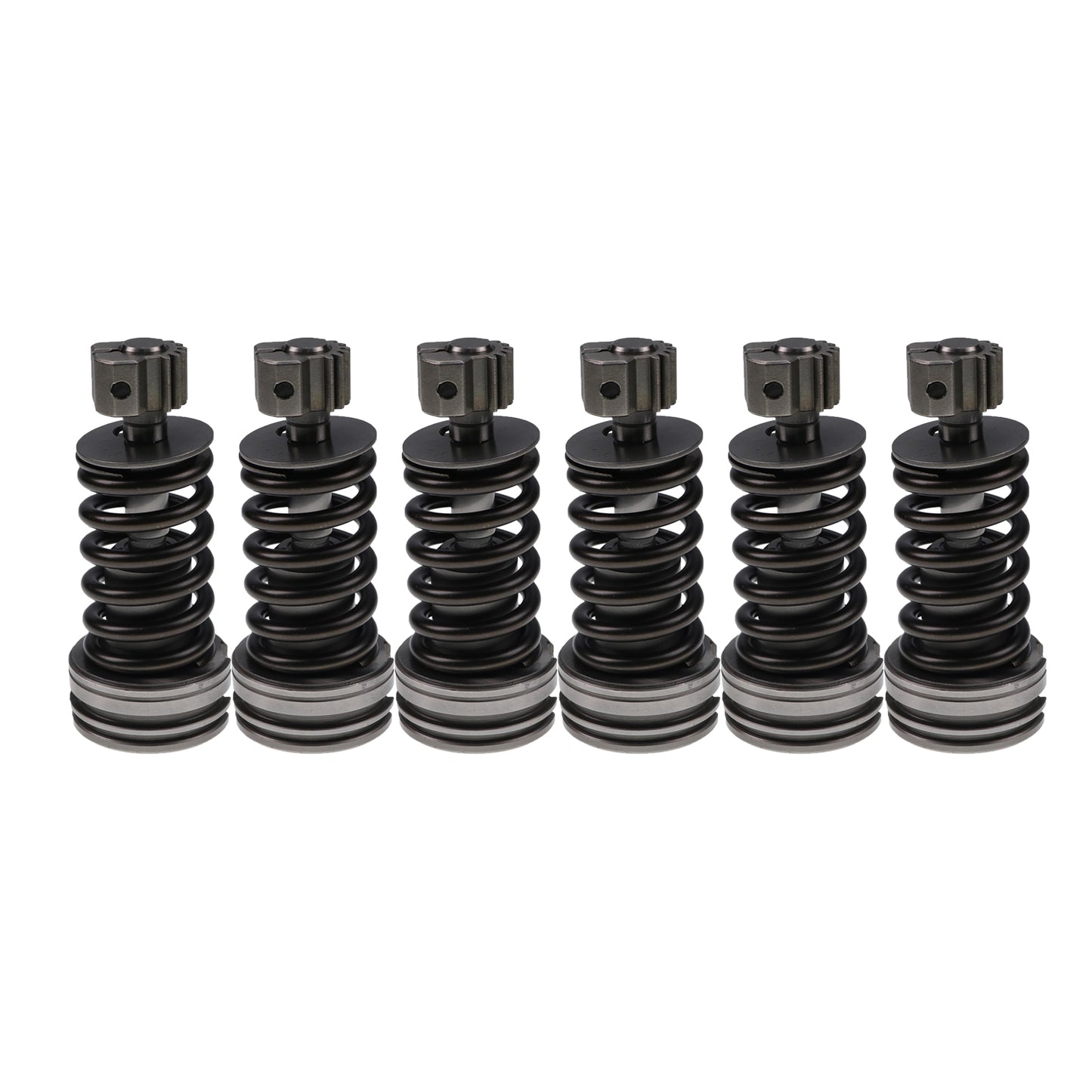 6PCS Plunger and Barrel Assy 20R-5289 108-2104 for Caterpillar 3406B 3406C Dozer 814B 824C