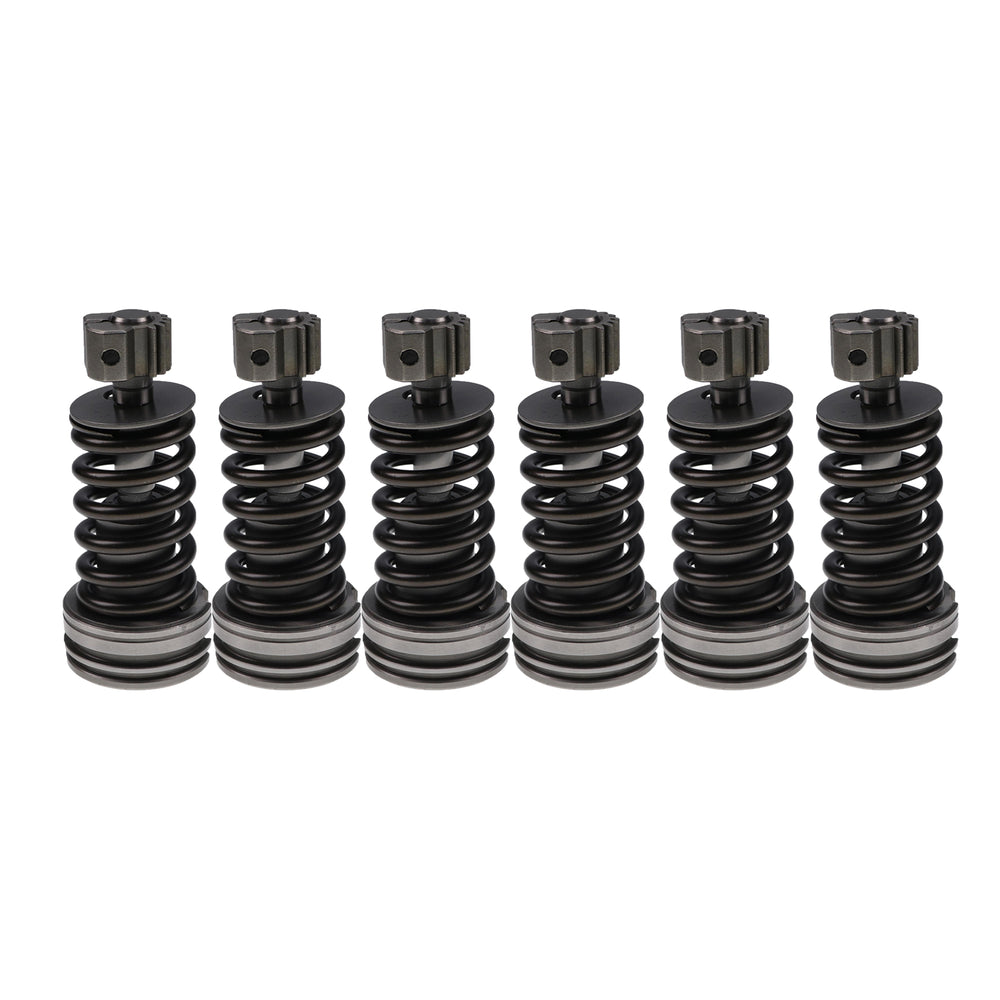 6PCS Plunger and Barrel Assy 20R-5289 108-2104 for Caterpillar 3406B 3406C Dozer 814B 824C