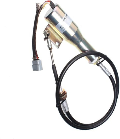 Fuel Stop Solenoid VOE 11110030 24V for Volvo L120C L90C L70C L220D L70D L90D L120D L150D L180D L180DHL L330D L150C L180C L330C Wheel Loaders