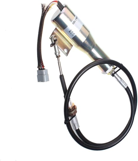 Fuel Stop Solenoid VOE 11110030 24V for Volvo L120C L90C L70C L220D L70D L90D L120D L150D L180D L180DHL L330D L150C L180C L330C Wheel Loaders