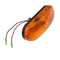 2Pcs Amber Turn Singal Lamp for Case 580K 580L 580M 580N 580SL 590L 590SL 590SM