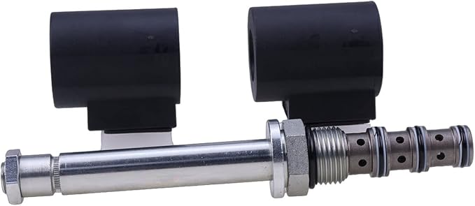 12V Solenoid Valve Cartridge SV10-47D-0-N-00 + 2PCS Coil 6356012 compatible with Hydraforce