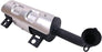 Black Exhaust System Manifold Muffler Silencer Assembly 1263595 1263311 1262446 Compatible with 2015-2023 Polaris Ranger 500 570 CREW EPS